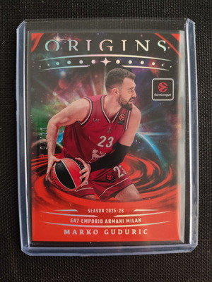 Euroleague Origins Marko Guduric 25-26 card like new with sleeve
