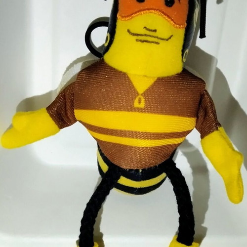 Bee plush figure 2007 McDonald's 13cm like new