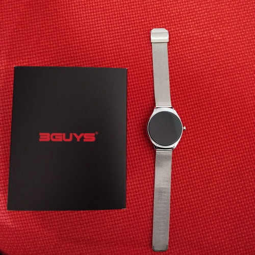 3GUYS SmartWatch like new, silver with bracelet 40mm
