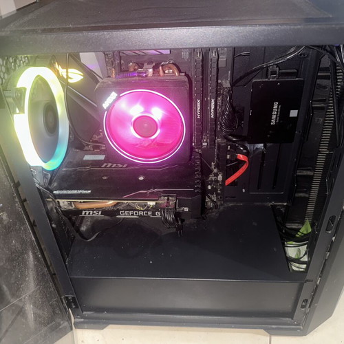 Gaming PC used with AMD Ryzen 7 2700X and GTX 1660 Ti
