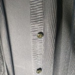 Padded jacket used, gray, size XXL
