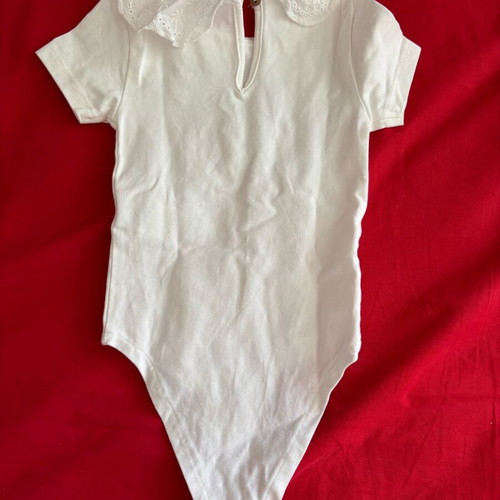 Zara baby bodysuit with collar like new, up to 6 months