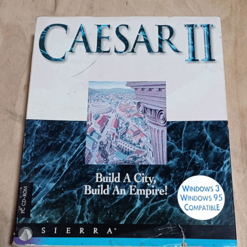 Caesar 2 PC game big box used, no CD
