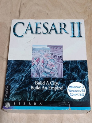 Caesar 2 PC game big box used, no CD