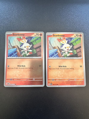Scorbunny Pokemon card 026/132 Mega Evolution set