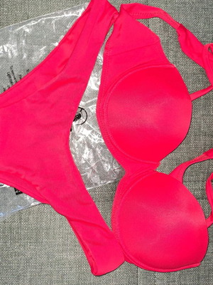 Push Up bikini new, size S, red