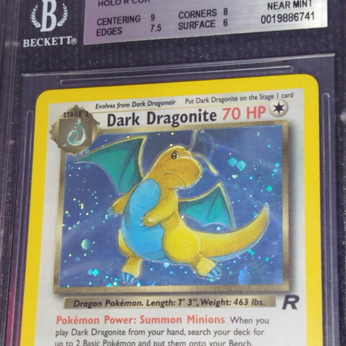 dark dragonite holographic card (5) This power cant be used if Dark Dragonite is affected by a Special Condition Dark Dragonite #5 Holo Team