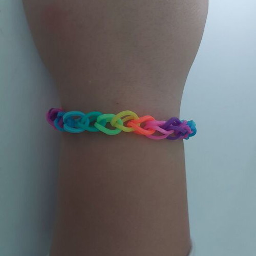 Plexi flexi children's bracelets new, colorful, set of 4