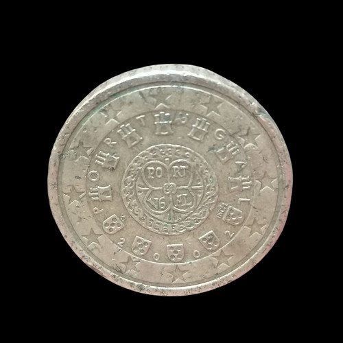 50 Cent Coin Portugal 2002 used