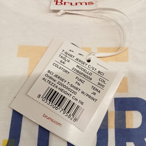 Brums girl’s short sleeve blouse, 6 years, new, white
