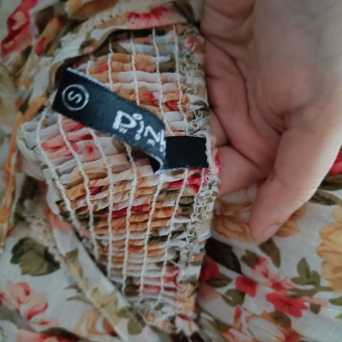 Floral summer dress used, size S