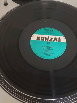 Blue Alphabet Cybertrance vinyl used, electronic