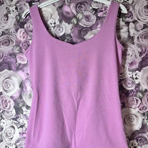 Pink women's top with thin straps size S like new