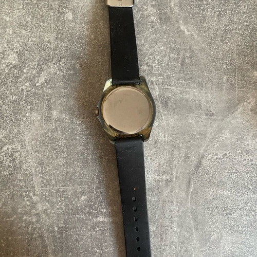Sandra Fellini wristwatch used, black, battery replacement needed