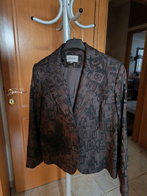 Bill Cost evening jacket size XXL like new, brown and black with embroidery