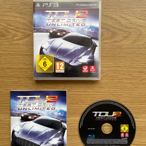 PS3 TDU 2 Test Drive Unlimited mint condition