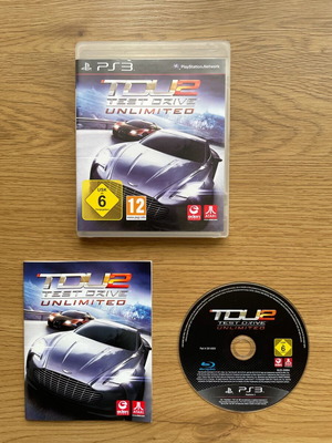 PS3 TDU 2 Test Drive Unlimited mint condition