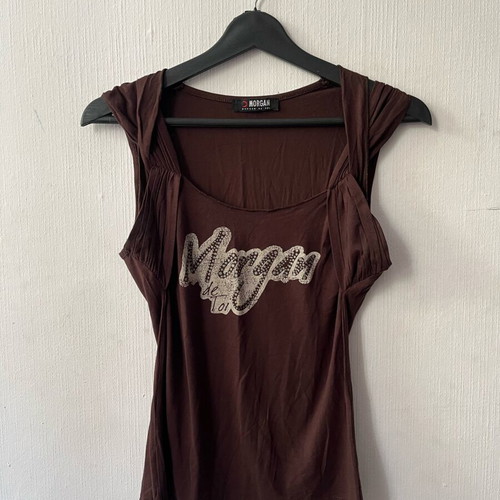 Morgan top used, brown, size M