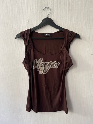 Morgan top used, brown, size M