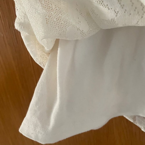 Hollister white lace mini dress like new, size M (fits S)