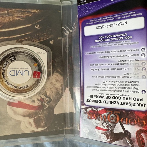God of War PSP game used, Sony PlayStation Portable