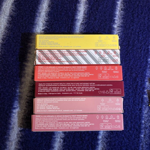 Rhode Peptide Lip Tints new, various shades
