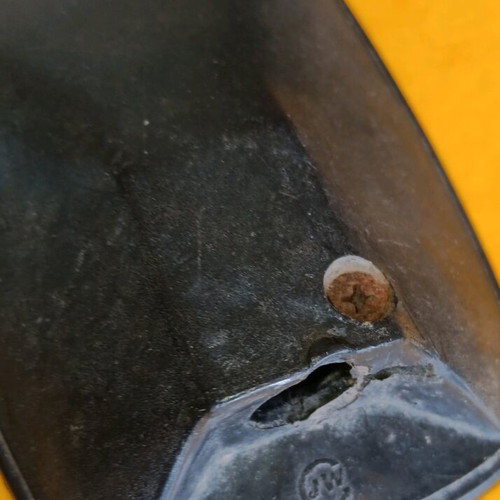 Motorcycle mirror used, without mount