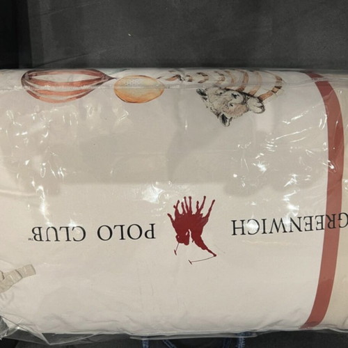 Greenwich Polo Club Classic Nursery Bumper White-Beige 45x195cm new