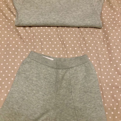 Knitted sweater and pants set for girl new, Zara, green