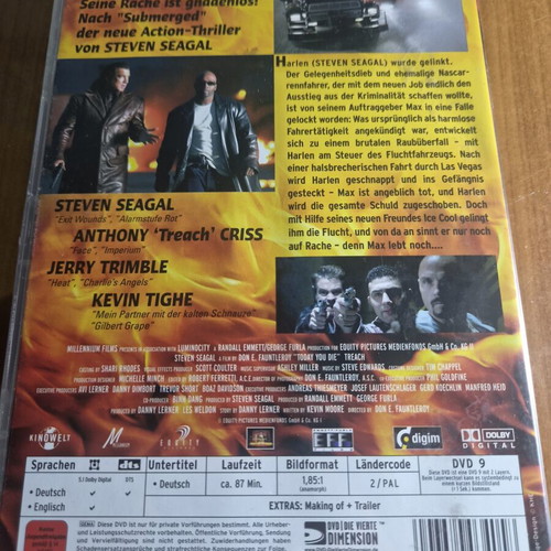 Today You Die DVD like new, Steven Seagal action adventure