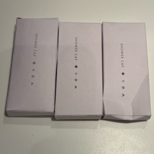 Shower caps new, pack of 3 pieces
