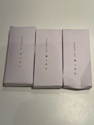 Shower caps new, pack of 3 pieces
