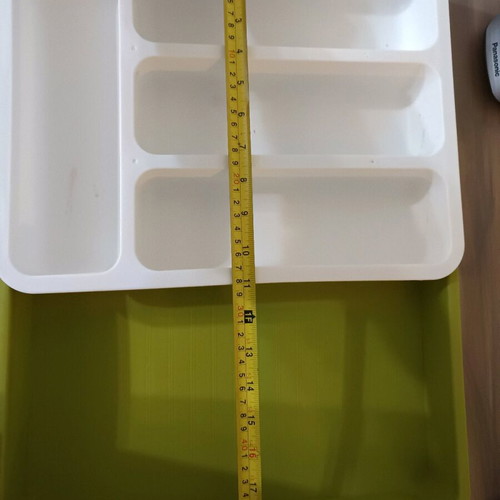 Cutlery tray used, expandable drawer organizer for kitchen utensils