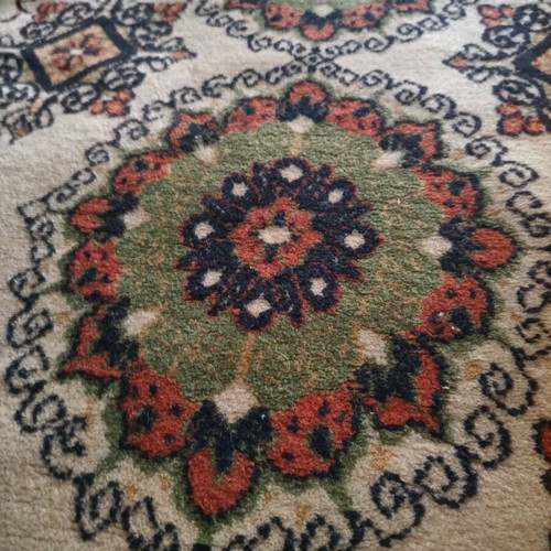Persian handwoven rugs used, set of 2, 1970s