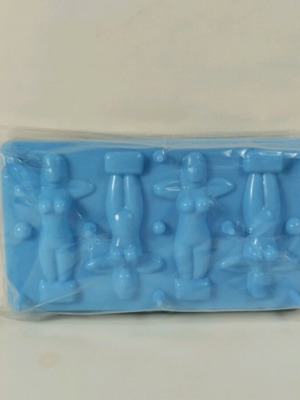 Vintage Forma ice tray blue, new, 1970s