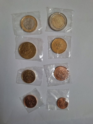 Bulgarian Euro Coin Set New