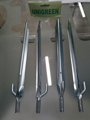 Коле за палатка Unigreen нови, комплект от 4 броя, 24 см