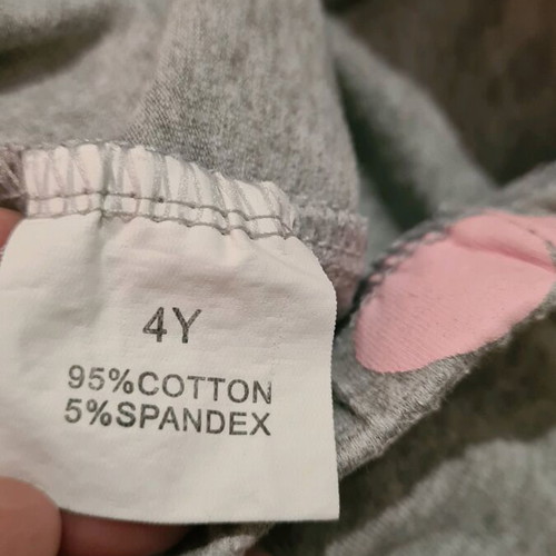 Girls' Sweatshirt and Pants Set like new, size 4 years, gray