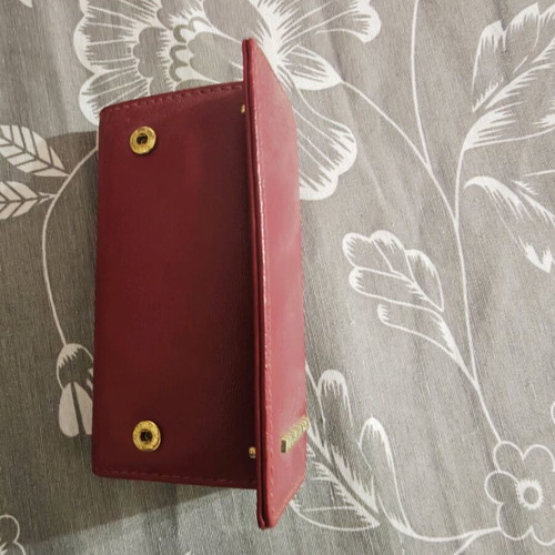 Mandarina Duck key case new, leather burgundy