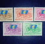 LD Congo 1961 Stamp Set Mint Condition