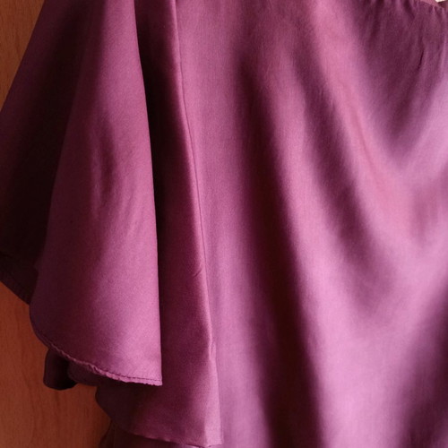 HOSS Intropia dress used, viscose and silk, size large, purple