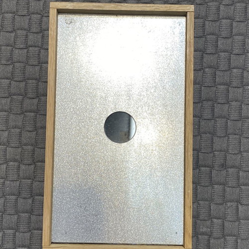 Multifunctional Wooden Display Case with Magnetic Glass like new