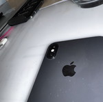 iPhone X 64GB used, no Face ID, black, dual SIM