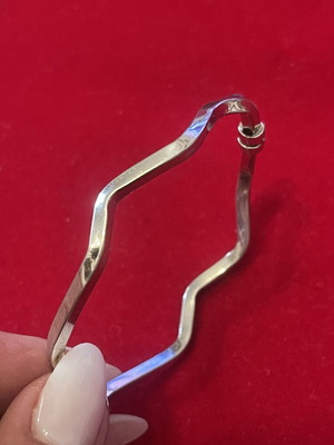 925 silver zigzag bracelet