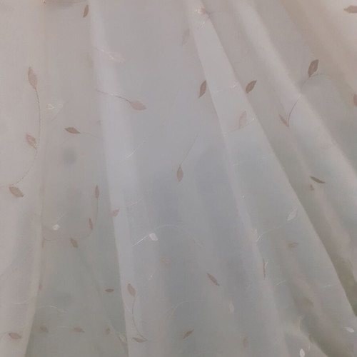 Curtain ready sewn, new, transparent ecru 1.70×2.80 m