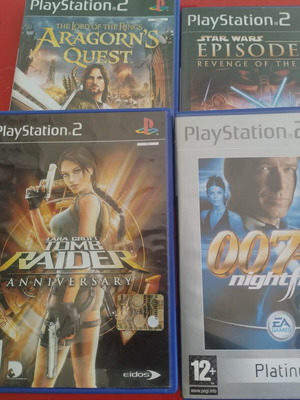 PlayStation 2 bundle of 4 used action adventure games