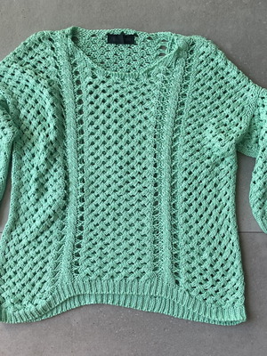 Zara knitted women's blouse with 3/4 sleeve, like new, size M 38
