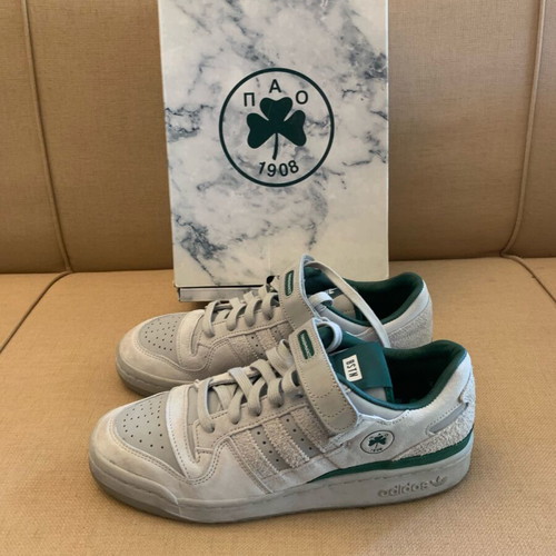 Panathinaikos Basketball Adidas Forum 84 Low BSTN used, collectible edition size 44