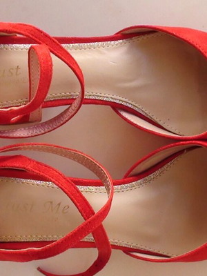 Red Pumps Size 38 New