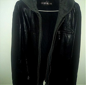 Δερματινο μπουφαν leather jacket